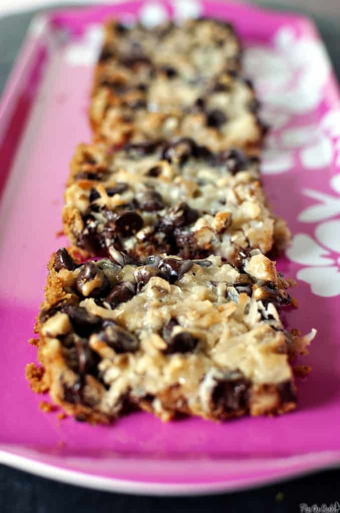 Chewy, sweet, and incredibly easy to make, these coconut bars are the perfect treat to make for a simple baked dessert. // PassTheSushi.com