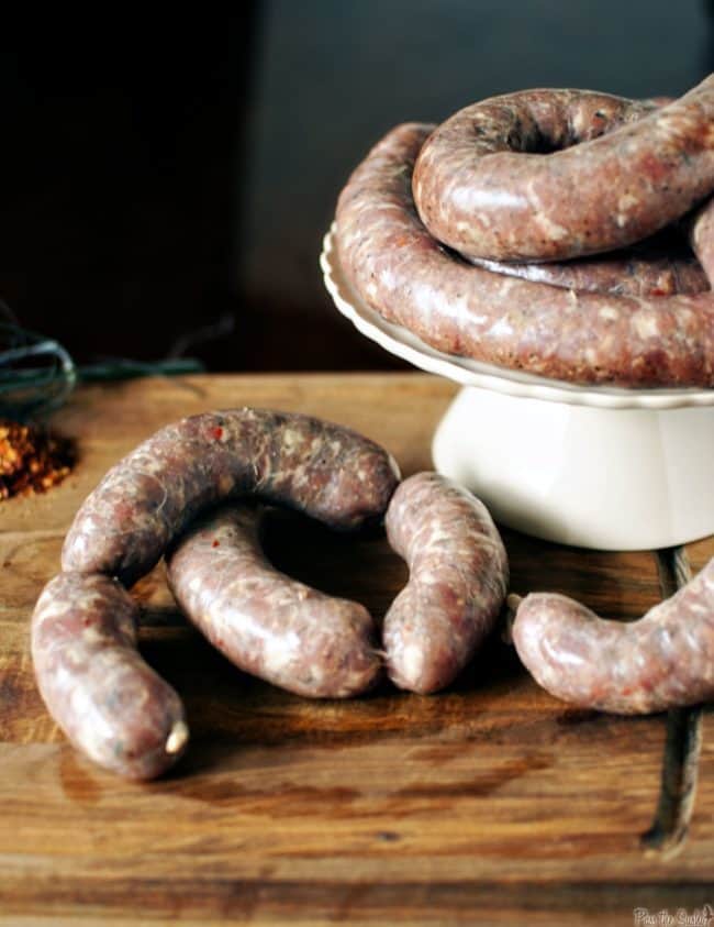 Learn how to make spicy Italian sausage from scratch in this recipe post on PassTheSushi.com