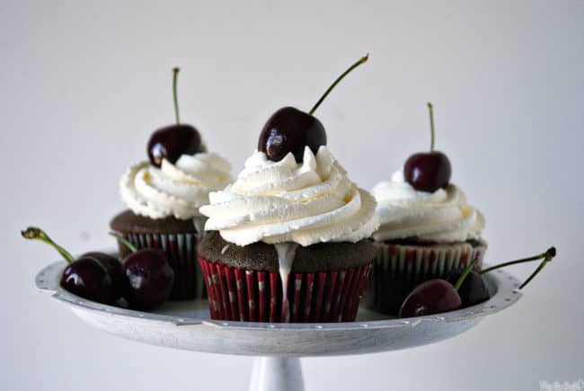 Cherry Coke Float Cupcakes  PassTheSushi.com