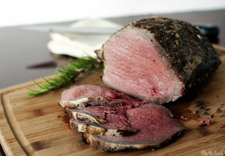Grill-roasted beef is a classic beef sirloin roast, cooked to perfection on a charcoal or gas grill. A bit healthier and so much more delicious than oven-roasted beef.