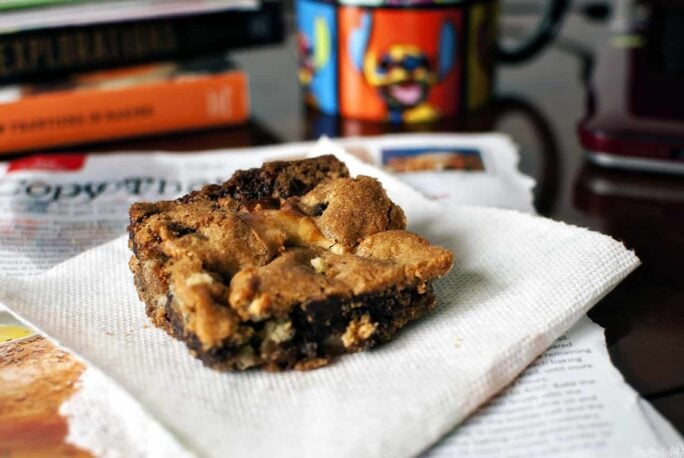 Cheesecake Chocolate Chip Cookie Bars