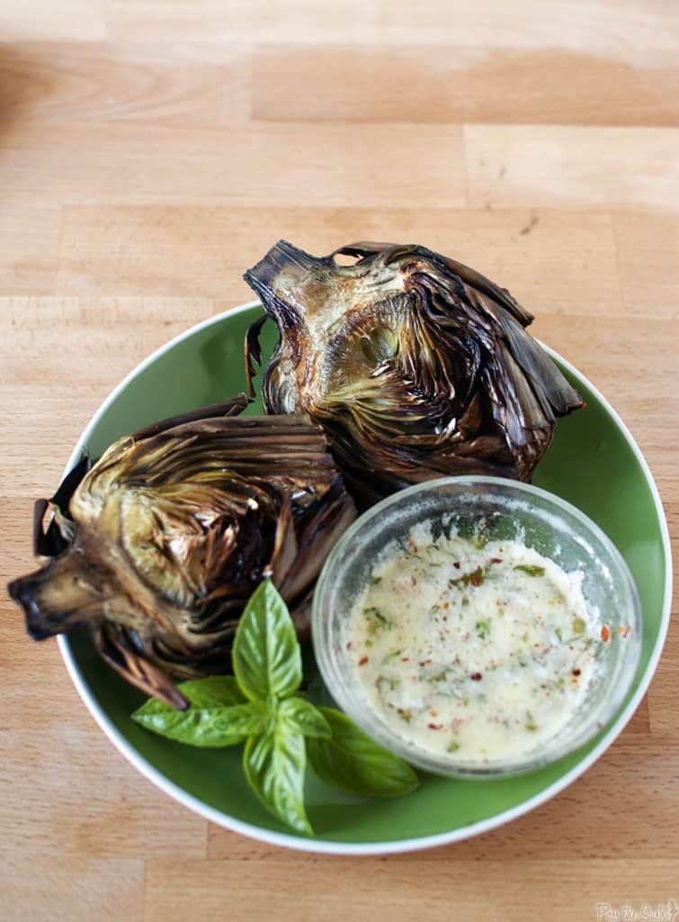 Fantasticly Easy Grilled Artichokes Pass The Sushi
