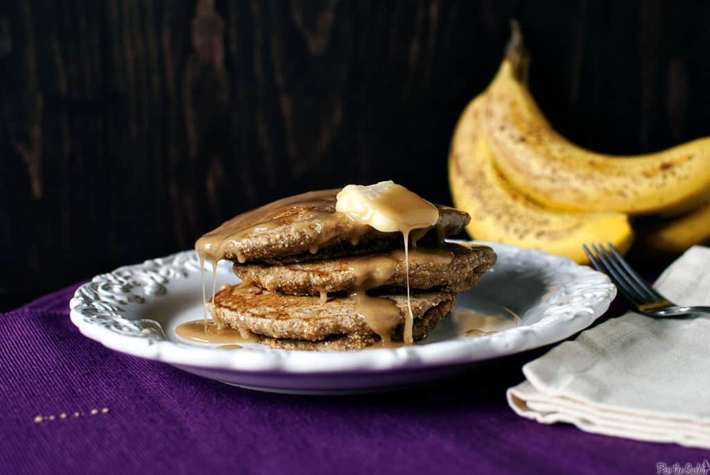 Banana Bread Pancakes \\ PassTheSushi.com