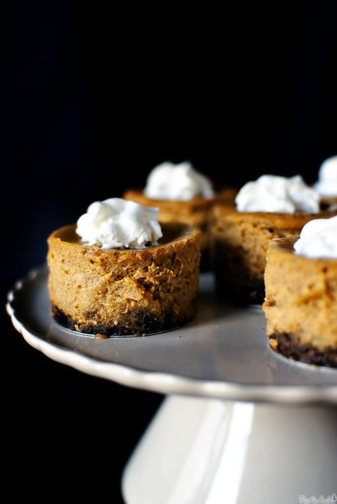 Gingersnap Spiced Mini Pumpkin Pies