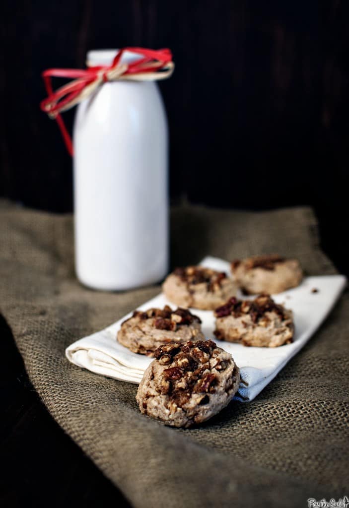 Coffee cake cookies are the taste of cinnamon coffee cake in a soft cookie. Perfect snack with a tall glass of milk or mug of coffee! \\ PassTheSushi.com