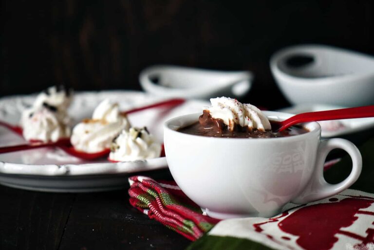 Spiked Hot Chocolate with Whipped Dollops