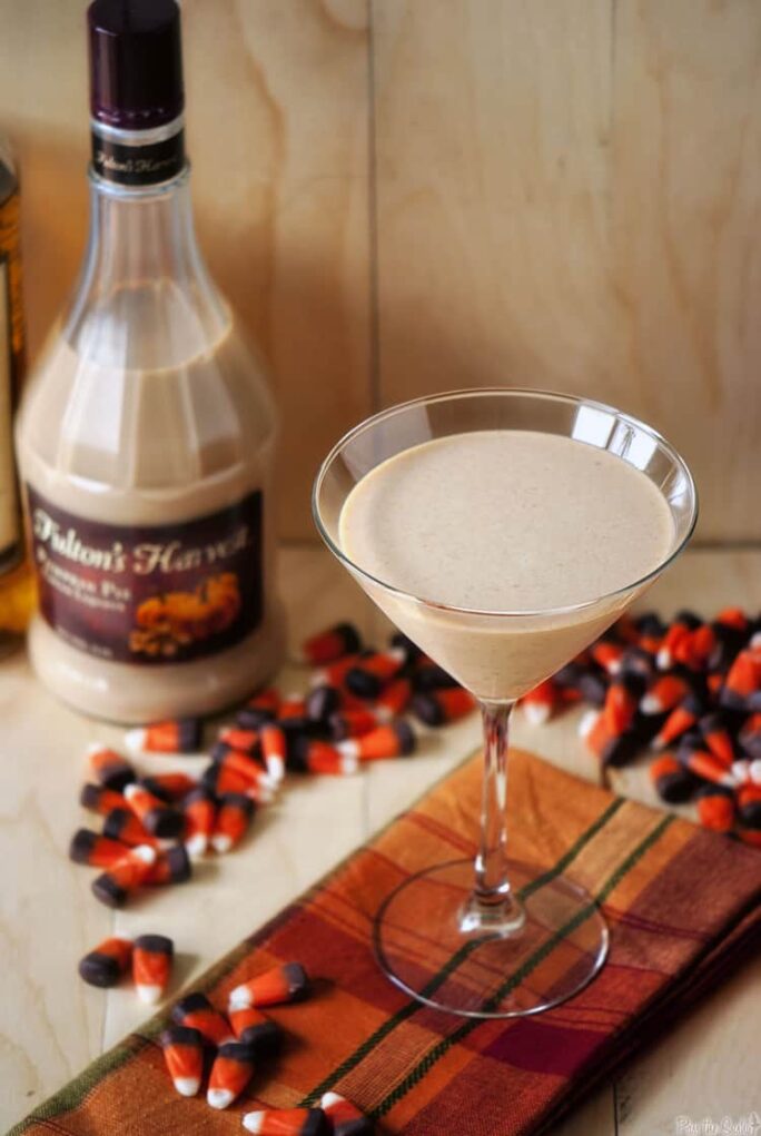 A pumpkin pie martini will be the perfect ending to your holiday dinner party. Rich and creamy, this adult cocktail recipe will put everyone in a festive mood.