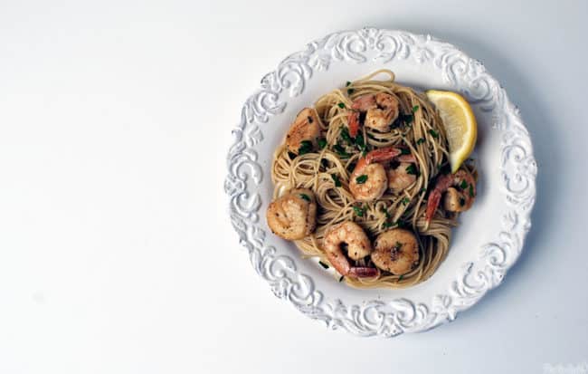 shrimp_scallop_scampi_4 Shrimp and Scallops Seafood Scampi Recipe \ PassTheSushi.com