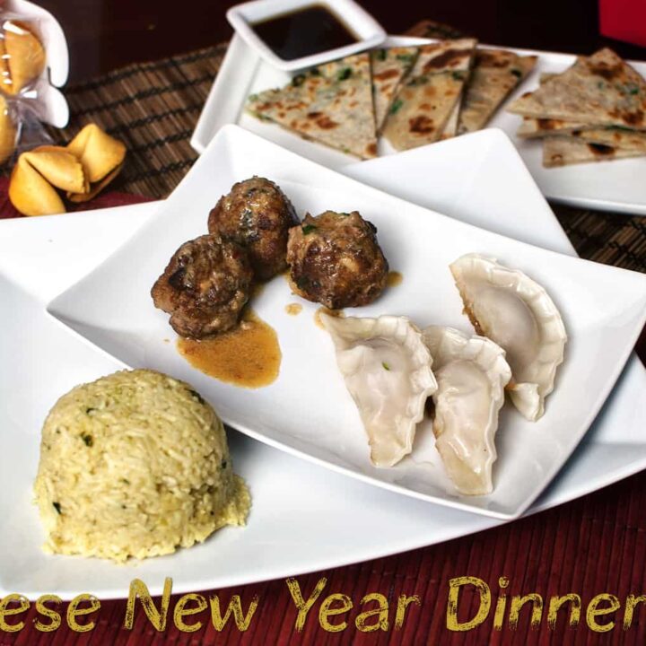 Chinese New Year is a special event, so serve a special dinner of Lion's Head Meatballs. Giant pork meatballs packed with crisp, Asian flavors, simmered in a coconut bath. \\ PassTheSushi.com