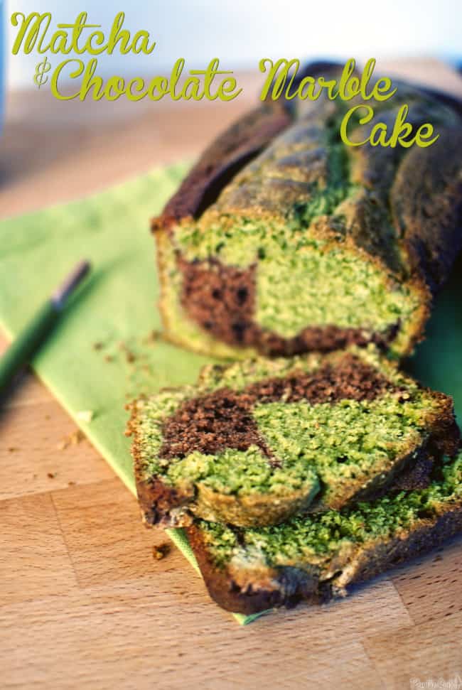 Matcha-Chocolate Marble Cake Recipe || PassTheSushi.com