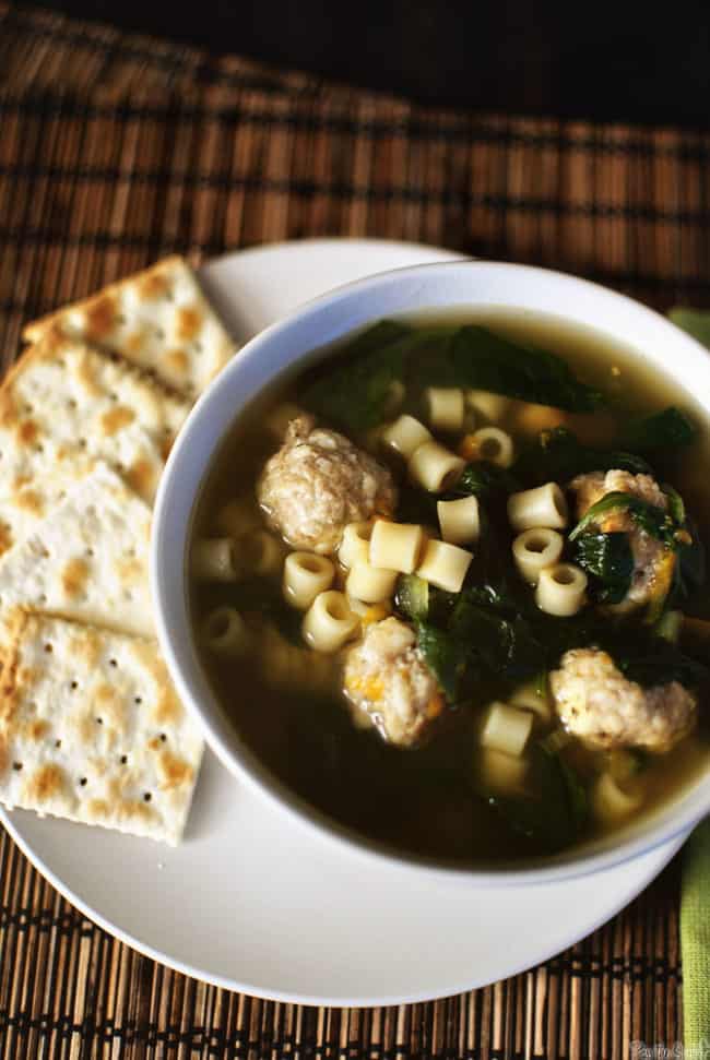 Italian Wedding Soup - Pass The Sushi
