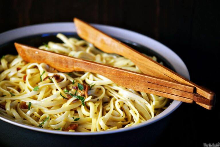 Pasta Carbonara with Saffron