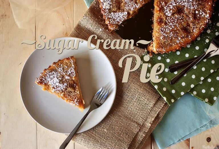Pie it Forward: Sugar Cream Pie & Giveaway