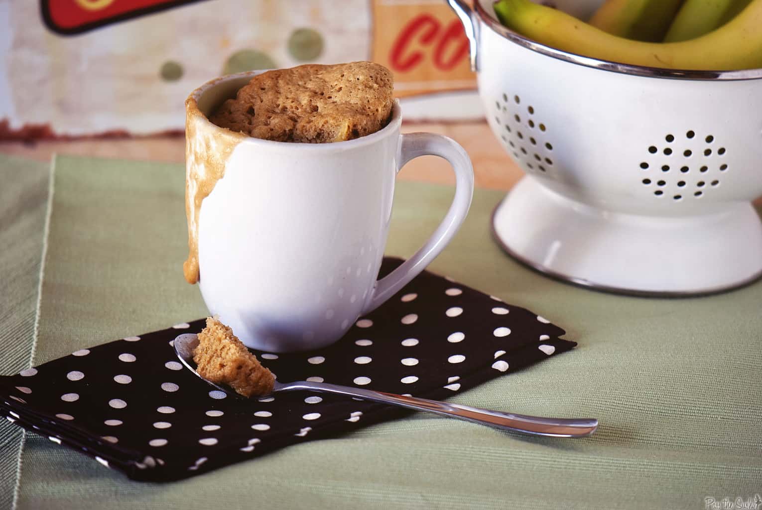 Banana Bread Mug Cake - Easy Microwave Recipe | Kita Roberts