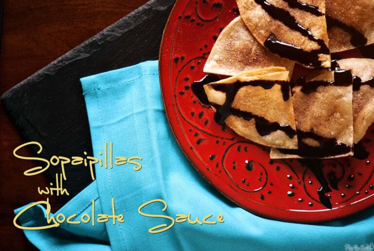 Quick Sopaipillas with Chocolate Sauce & Mexican Recipe Round Up