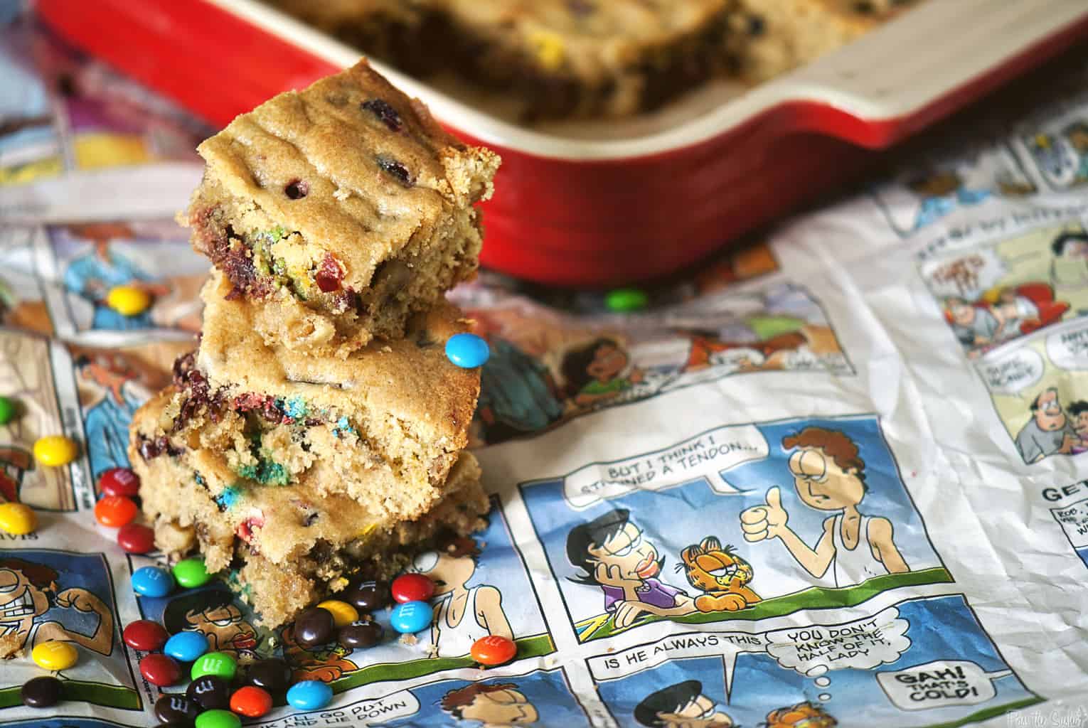 Cherry M & M Blondies 