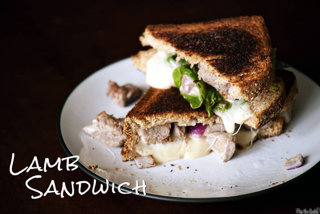 Lamb Grilled Cheese Sandwich | Kita Roberts PassTheSushi.com