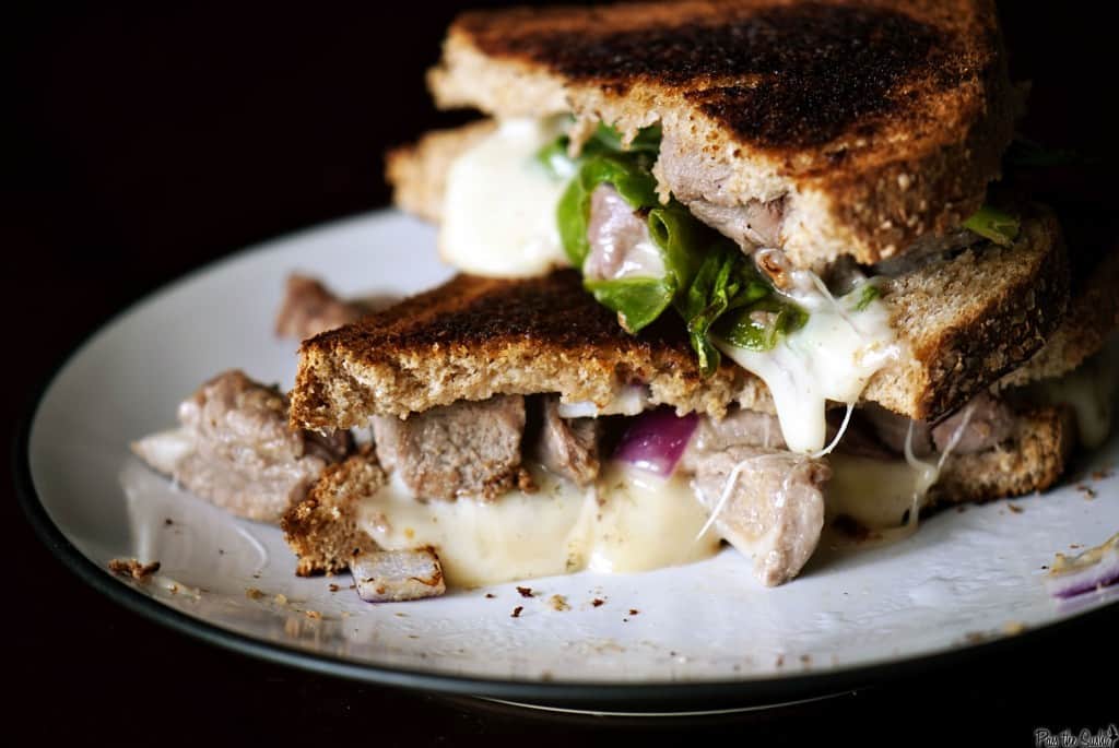 Lamb Grilled Cheese Sandwich | Kita Roberts PassTheSushi.com