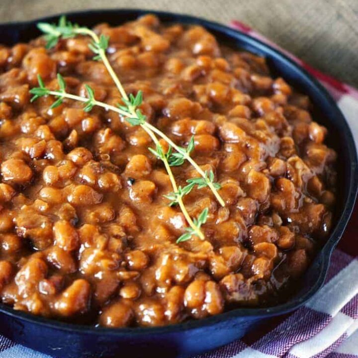 Slow Cooker Barbecue Beans - Pass The Sushi