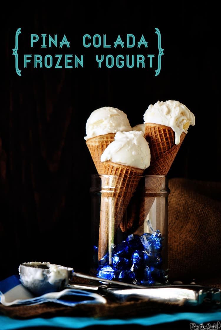 Piña Colada Frozen Yogurt