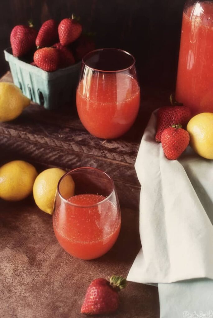 Spiked Strawberry Lemonade