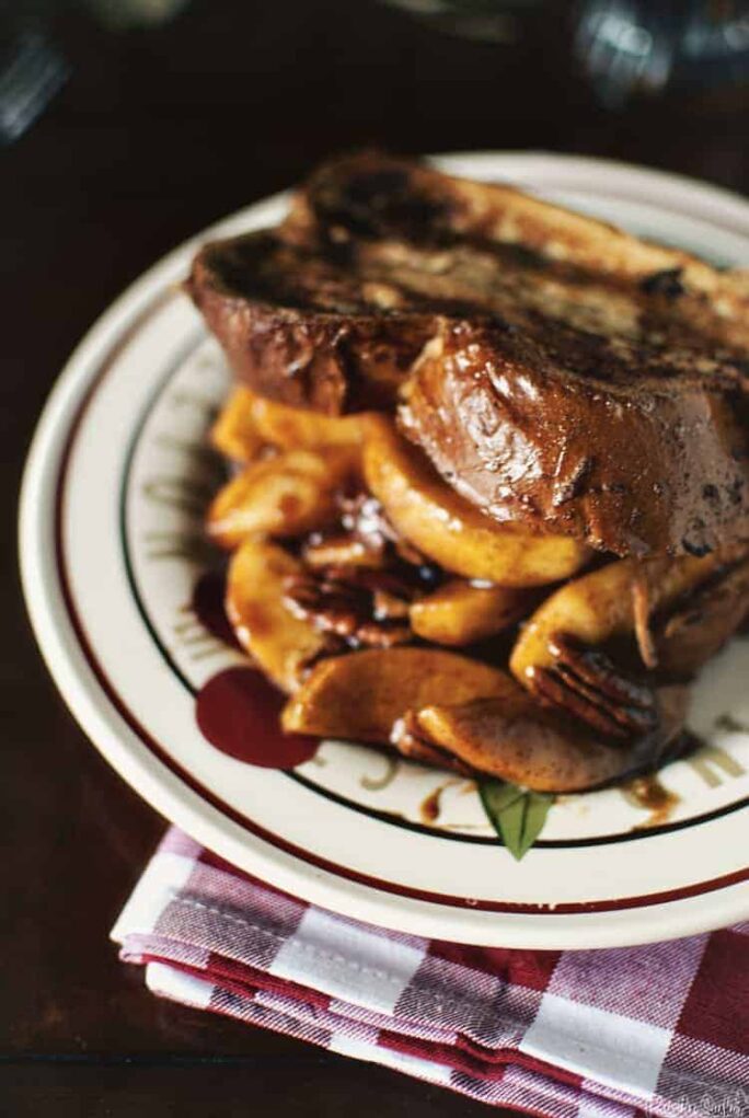 Apple Pie Stuffed French Toast