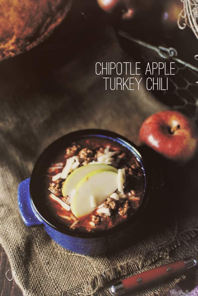 Chipotle Apple Turkey Chili | Kita Roberts PassTheSushi.com