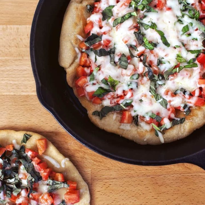 Thin-Crust Skillet Pizza for Two