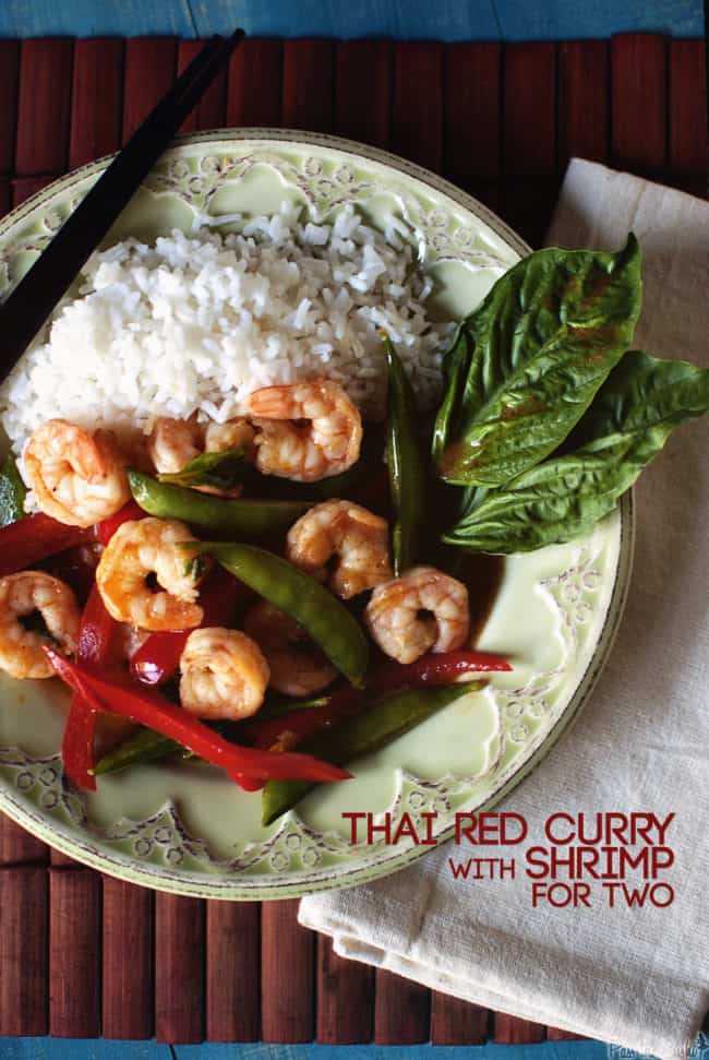thai red curry with shrimp
