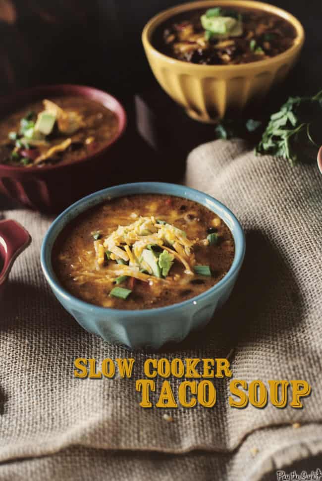 Slow Cooker Taco Soup | Kita Roberts PassTheSushi