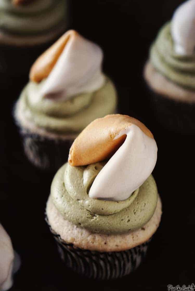 Almond Green Tea Cupcakes | Kita Roberts PassTheSushi.com