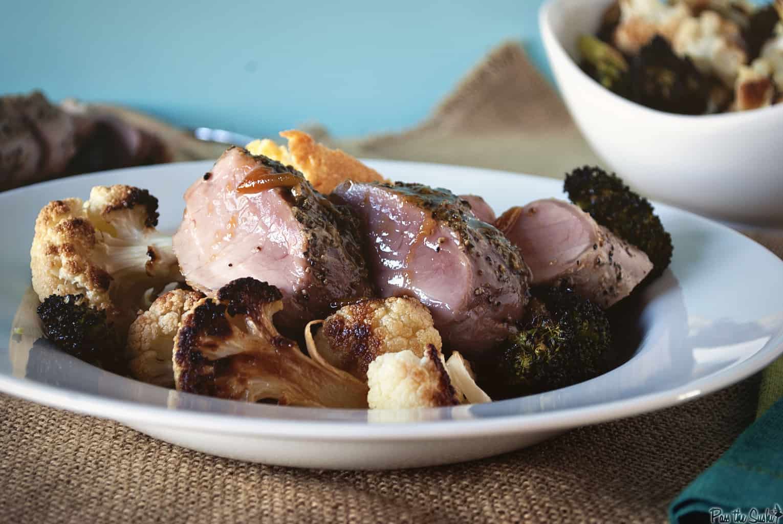 Herb Roasted Pork Tenderloin | Kita Roberts PassTheSushi.com