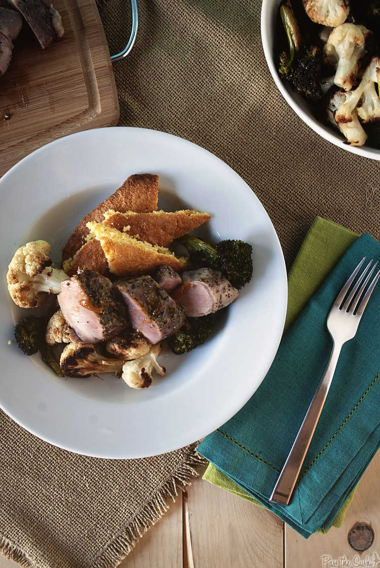 Herb Roasted Pork Tenderloin | Kita Roberts PassTheSushi.com