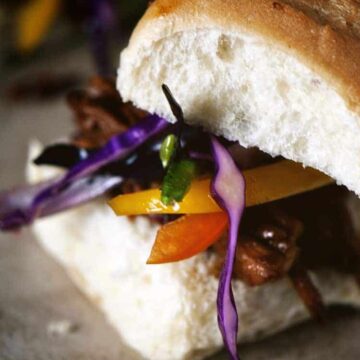 Slow Cooker Asian Sliders | Kita Roberts PassTheSushi.com