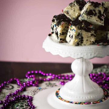 Cake Batter Oreo Fudge | Kita Roberts PassTheSushi.com
