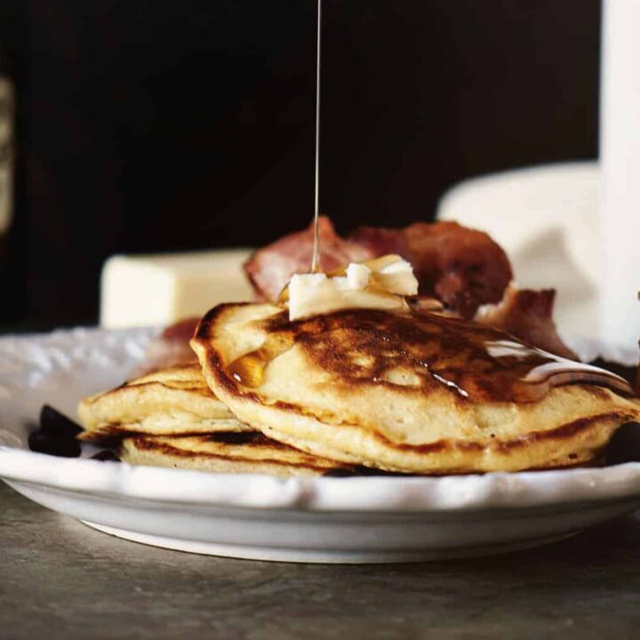 Chocolate Chip Pancakes | Kita Roberts PassTheSushi.com