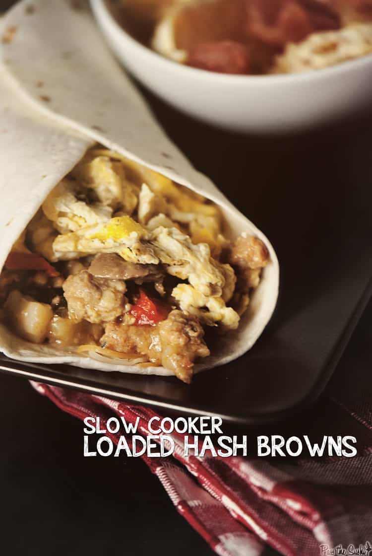 Slow Cooker Hash Browns | Kita Roberts PassTheSushi.com