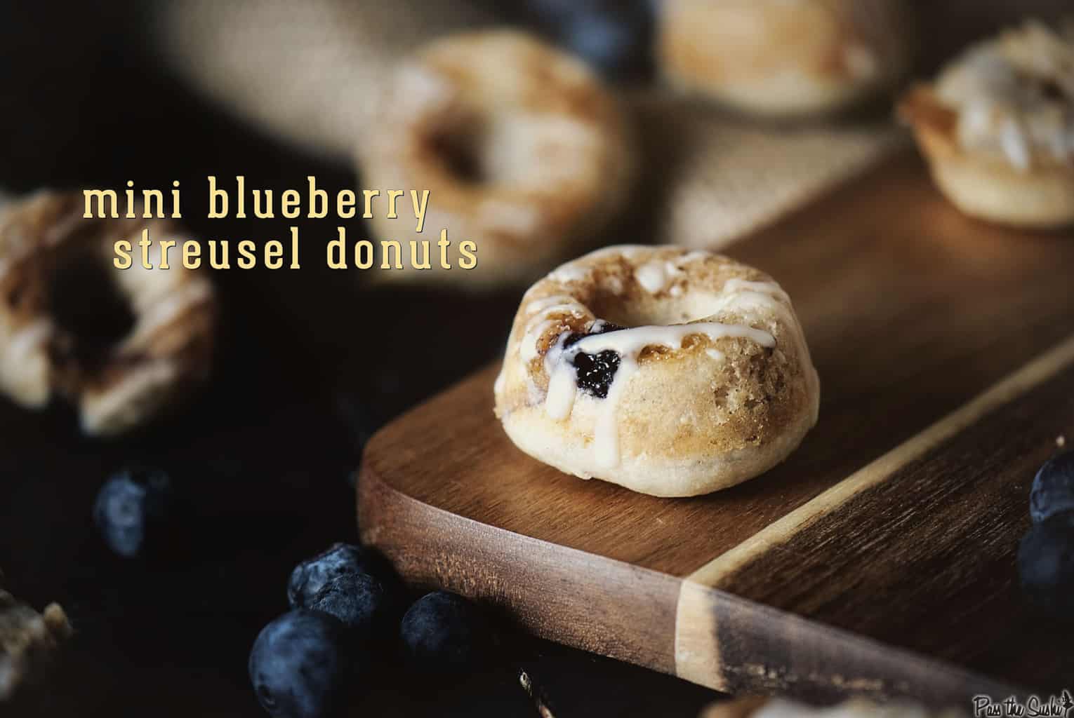 Mini Blueberry Donut | Kita Roberts PassTheSushi,com