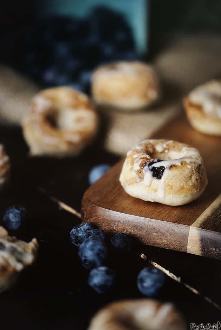 Mini Blueberry Donut | Kita Roberts PassTheSushi,com