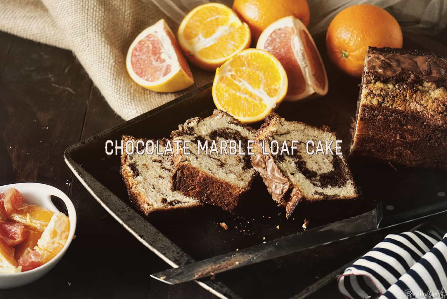 Chocolate Marble Loaf Cake | Kita Roberts PassTheSushi.com