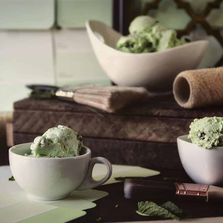 Mint Chocolate Chip Ice Cream | Kita Roberts PassTheSushi