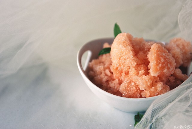 Melon Granita | Kita Roberts PassTheSushi.com