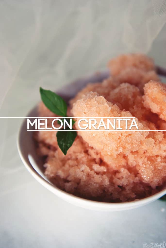 Melon Granita | Kita Roberts PassTheSushi.com