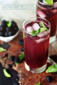 Raspberry Mojitos Pass The Sushi