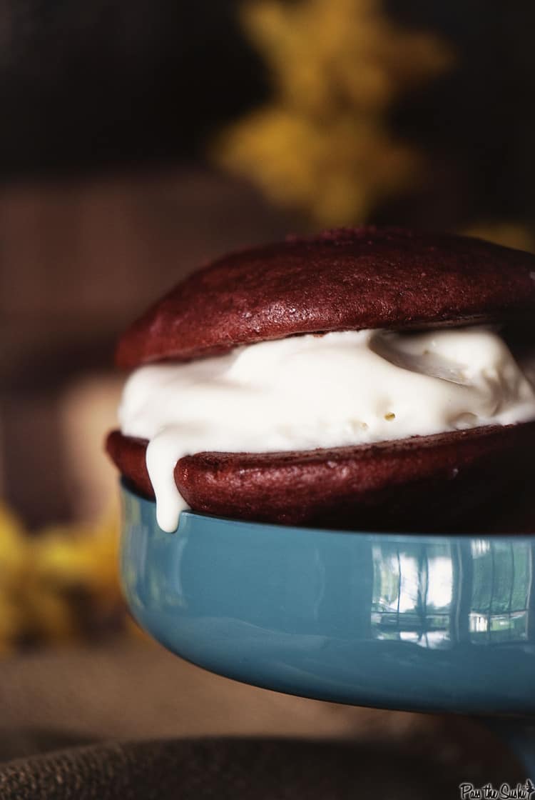 Red Velvet Ice Cream Sandwiches | Kita Roberts PassTheSushi.com