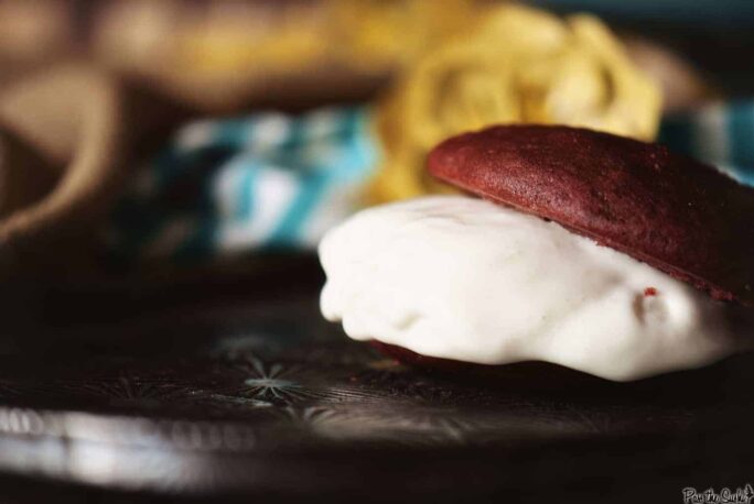 Red Velvet Ice Cream Sandwiches | Kita Roberts PassTheSushi.com