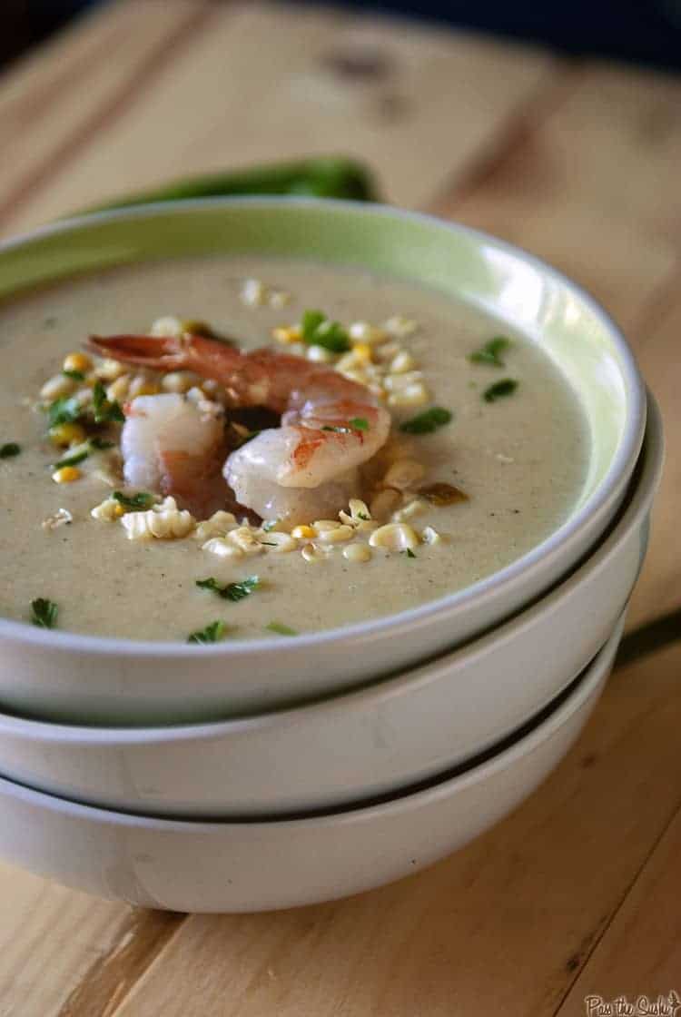 Grilled Corn Chowder | Kita Roberts PassTheSushi.com