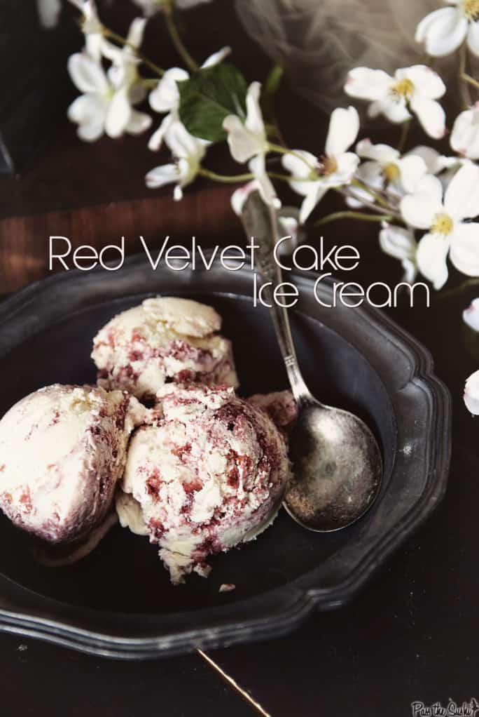 Red Velvet Cake Ice Cream | Kita Roberts PassTheSushi.com