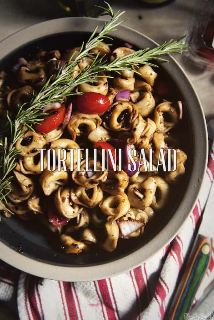 Tortellini Pasta Salad | Kita Roberts PassTheSushi.com