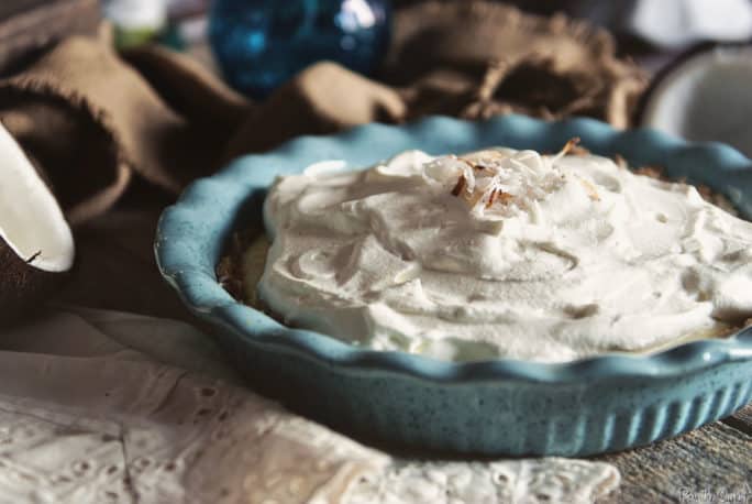 White Chocolate Coconut Cream Pie | Kita Roberts PassTheSushi.com